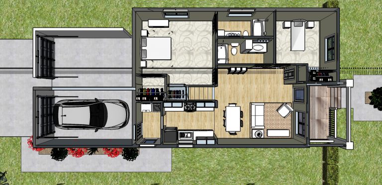 2 Bedroom Floor Plan2